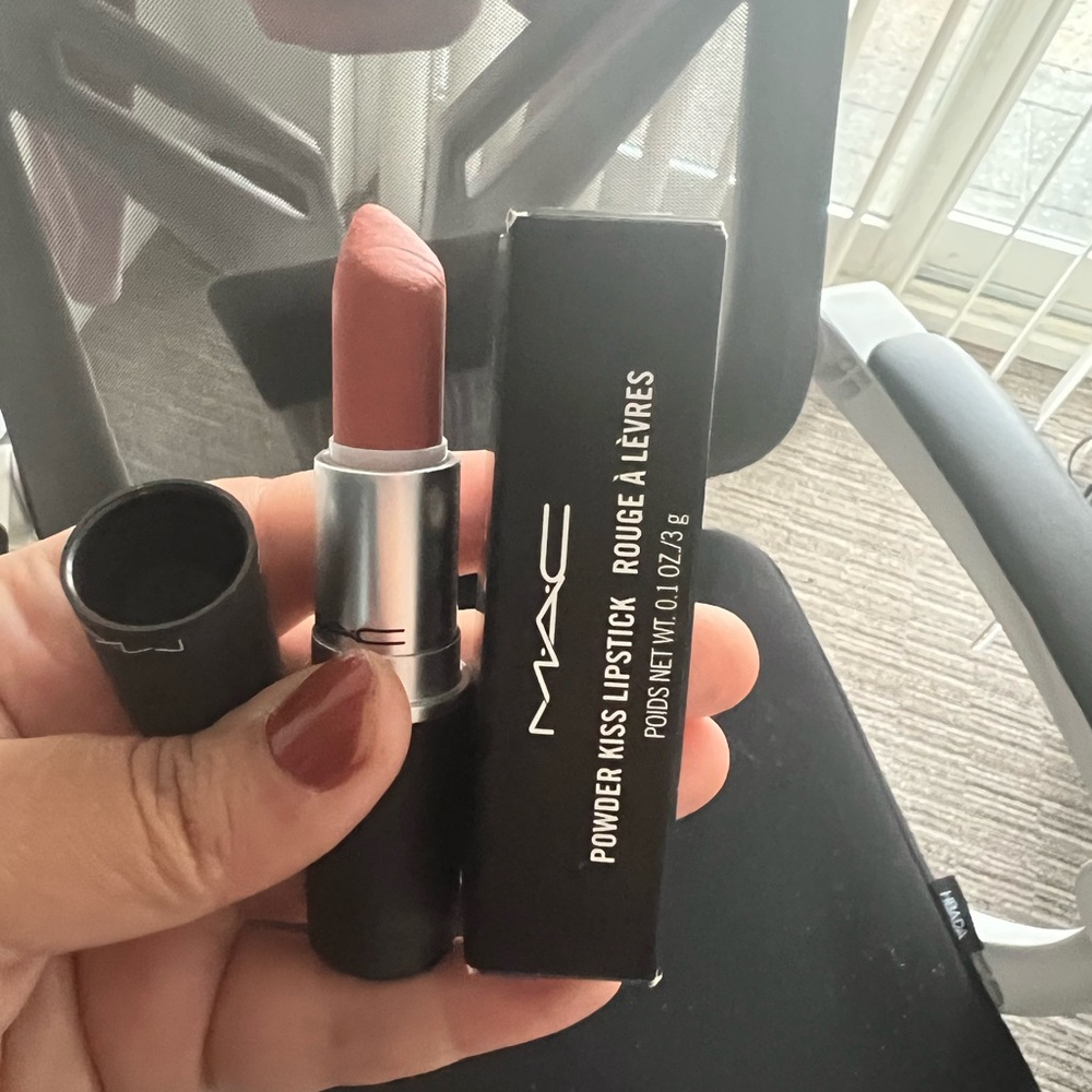 Mac Powder Kiss lipstick. Shade - Mull it Over